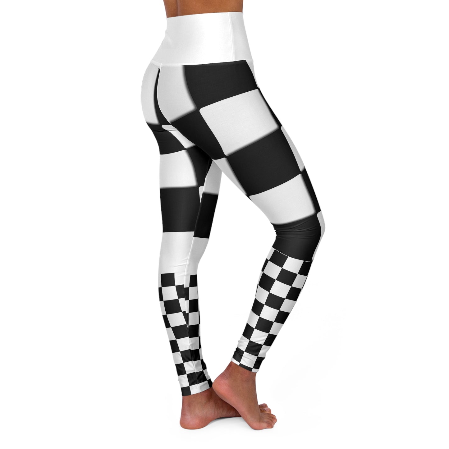 High Waisted Yoga Leggings (AOP)