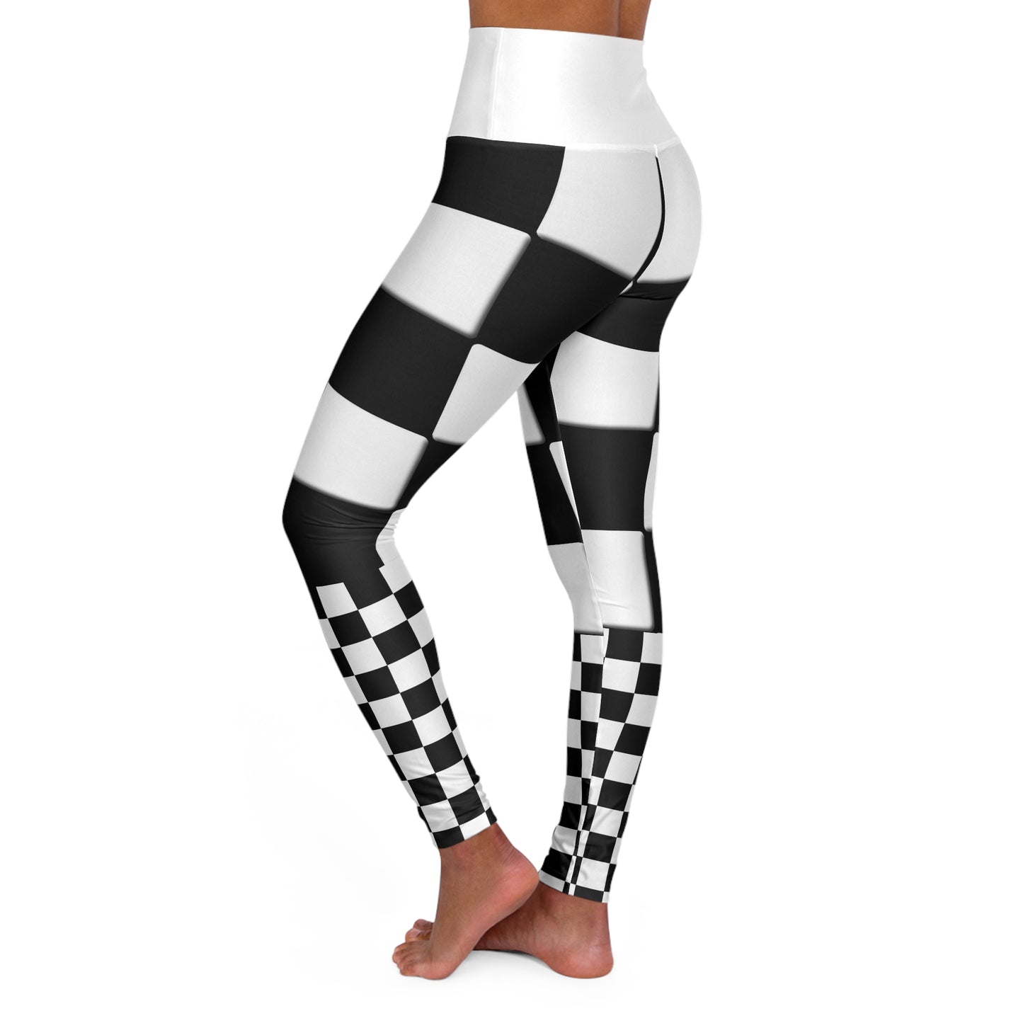 High Waisted Yoga Leggings (AOP)