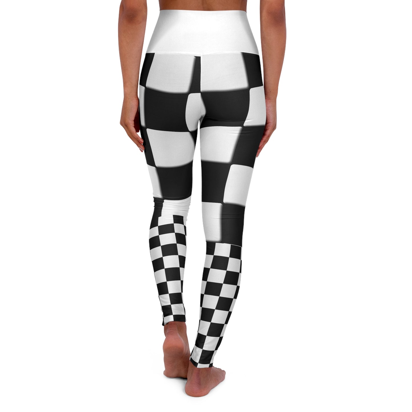 High Waisted Yoga Leggings (AOP)