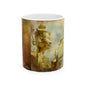 Old Painting Ceramic Mug, (11oz, 15oz)