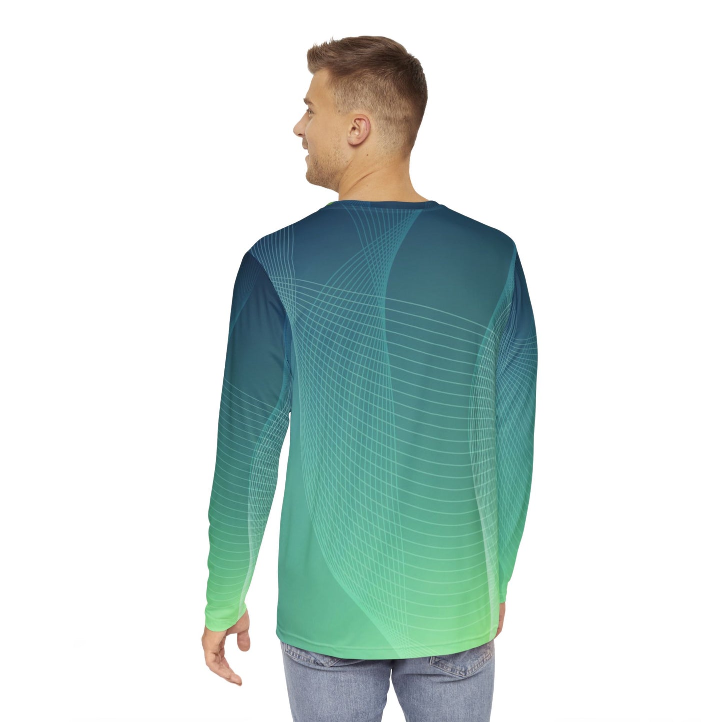 Men's Long Sleeve Color Blend Shirt (AOP)