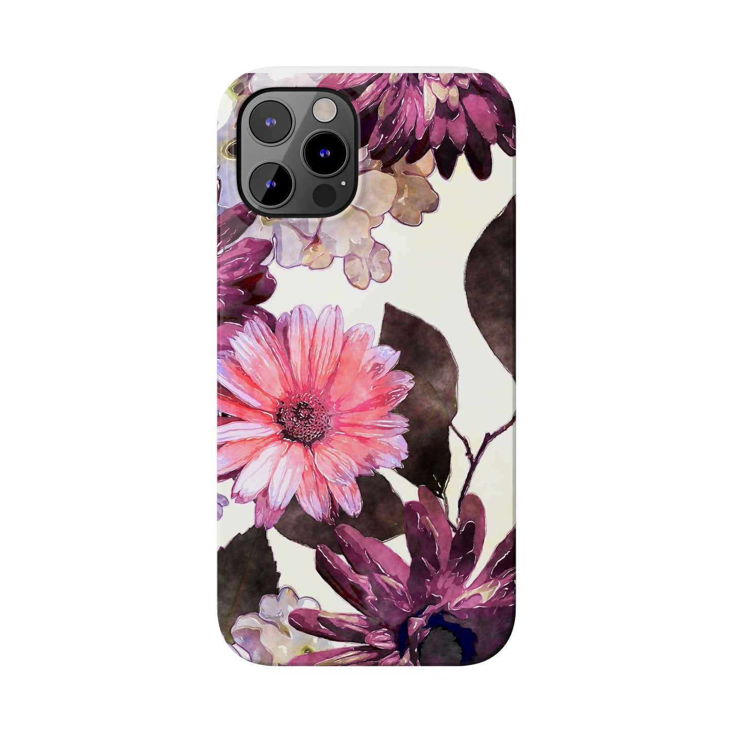 Slim Phone Case Flower print