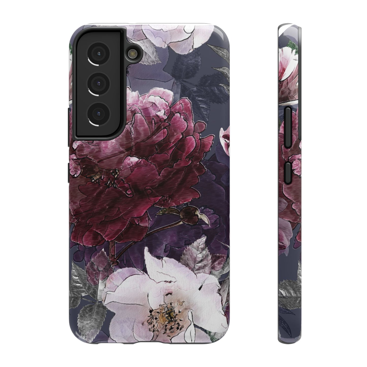 Impact-Resistant Cases Flower Print