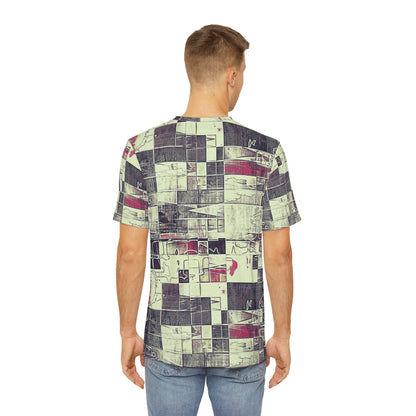 Men's Polyester T-shirt  Square Design (AOP)