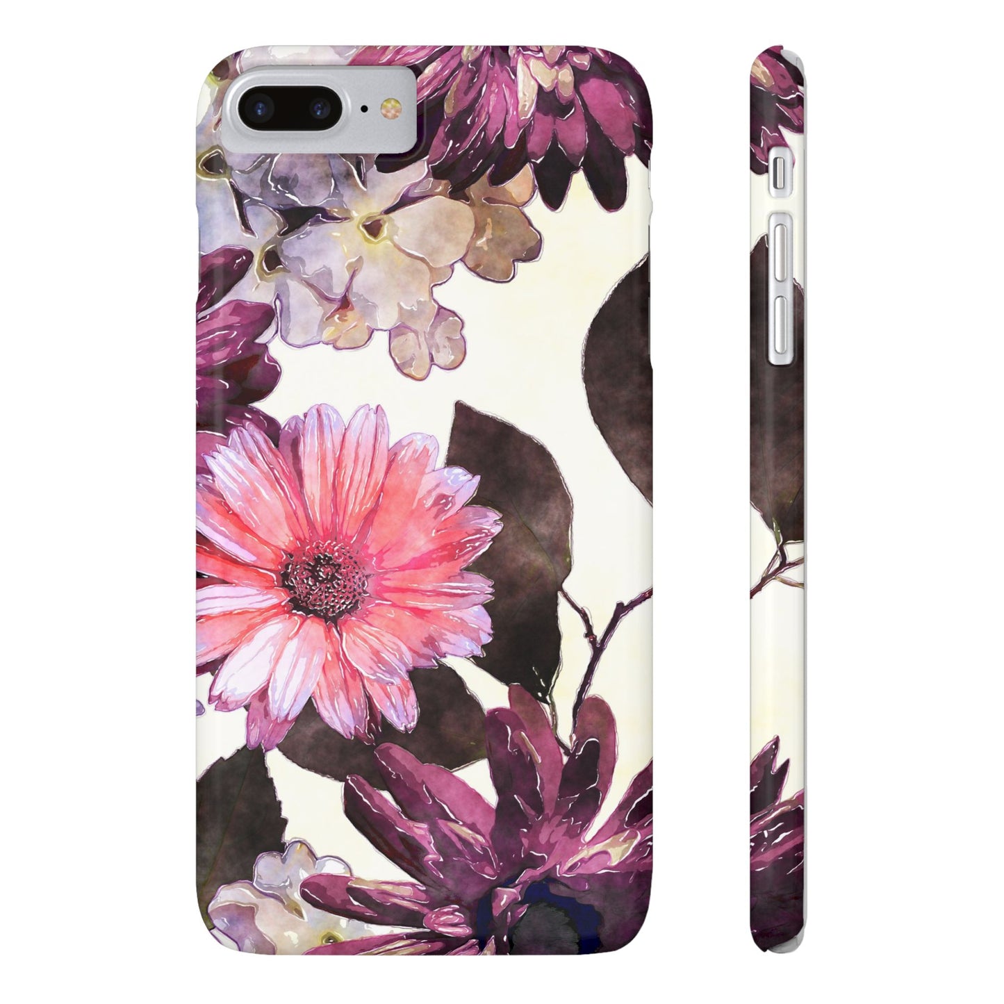 Slim Phone Case Flower print