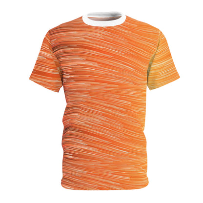 Cut & Sew Orange and Yellow Mix Unisex T-shirt (AOP)