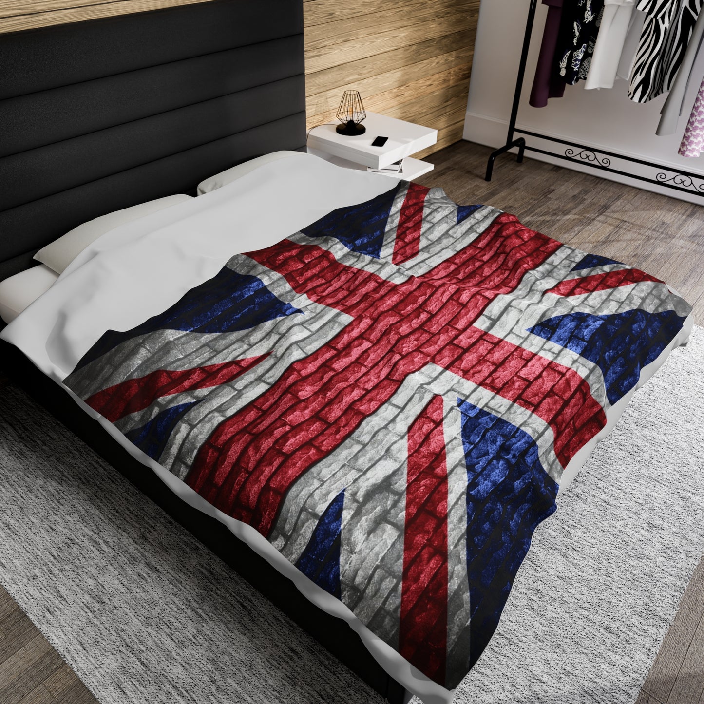 British Velveteen Plush Blanket