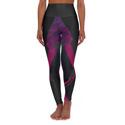 High Waisted Yoga Leggings (AOP)