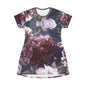 T-Shirt Dress Purple Flower (AOP)