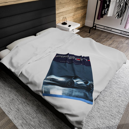 Sports Car Velveteen Plush Blanket