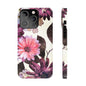 Slim Phone Case Flower print