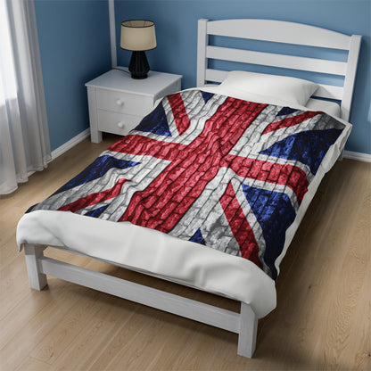 British Velveteen Plush Blanket