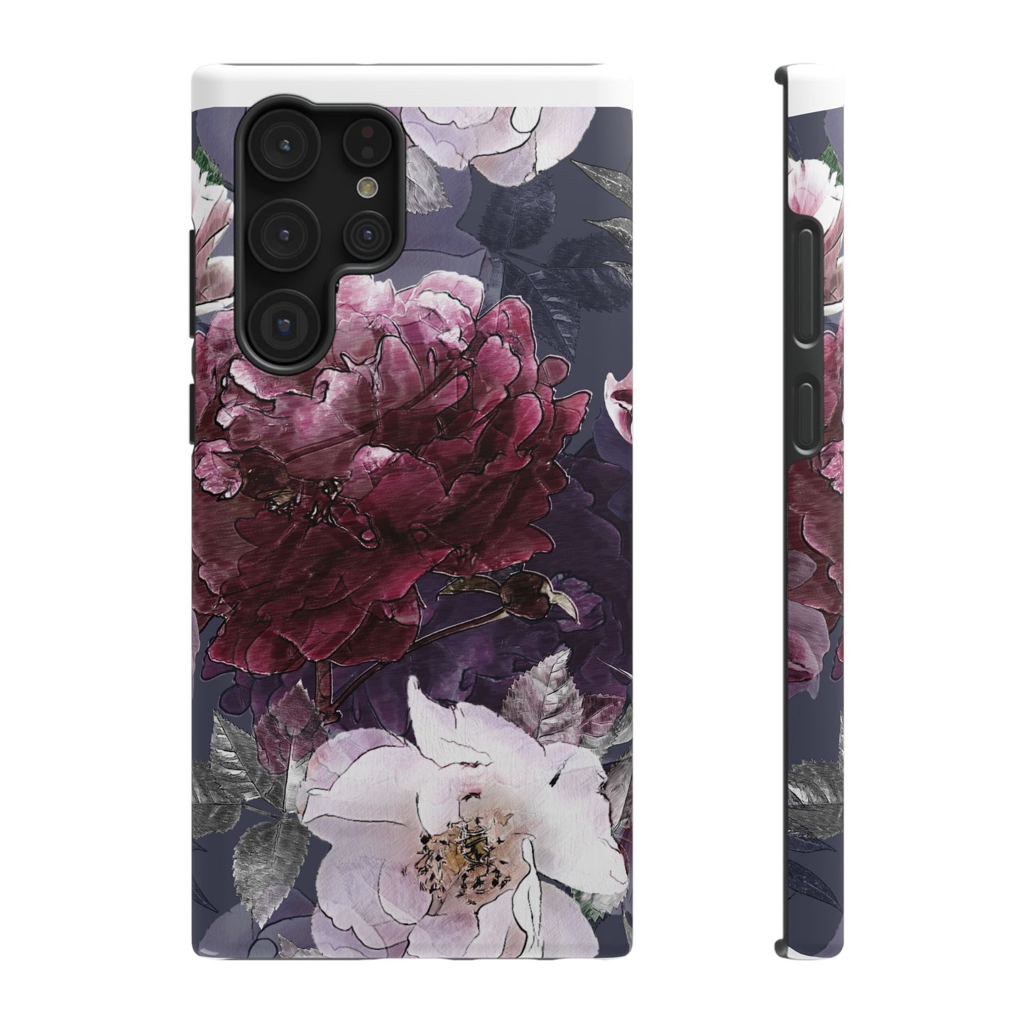 Impact-Resistant Cases Flower Print