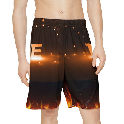 Men’s Fire style Sports Shorts (AOP)