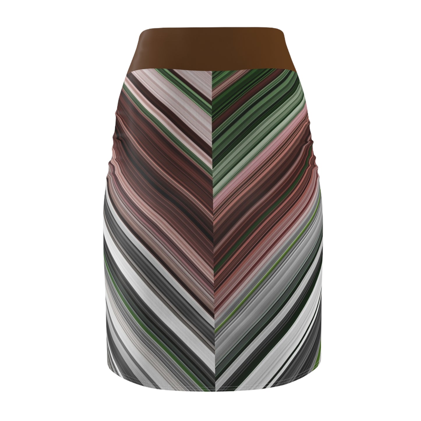 Women's Striped Pencil Skirt (AOP)