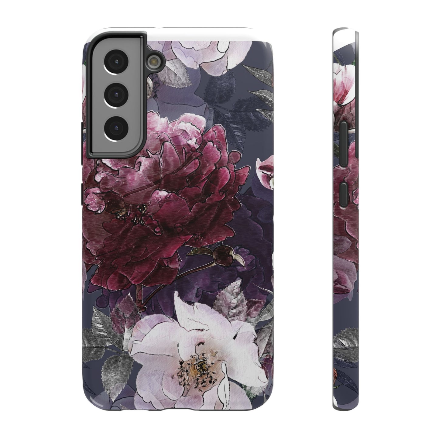 Impact-Resistant Cases Flower Print