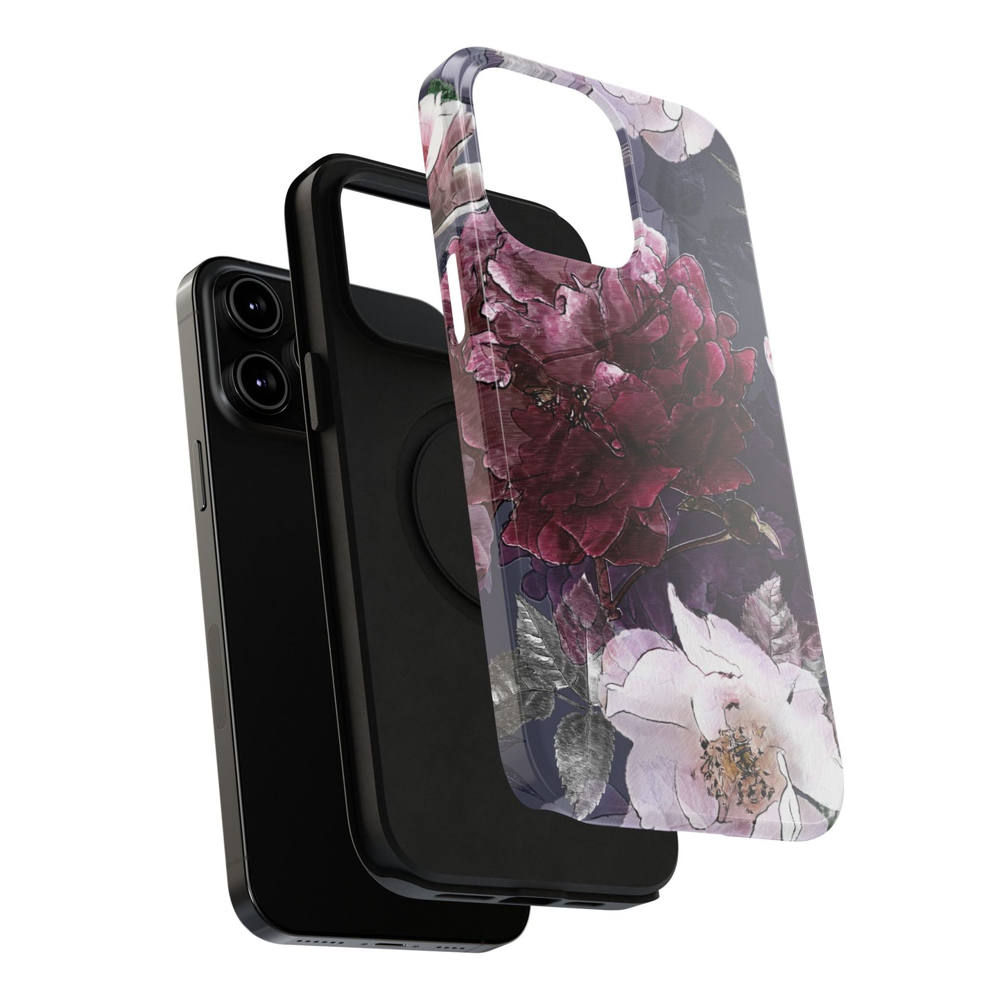 Impact-Resistant Cases Flower Print