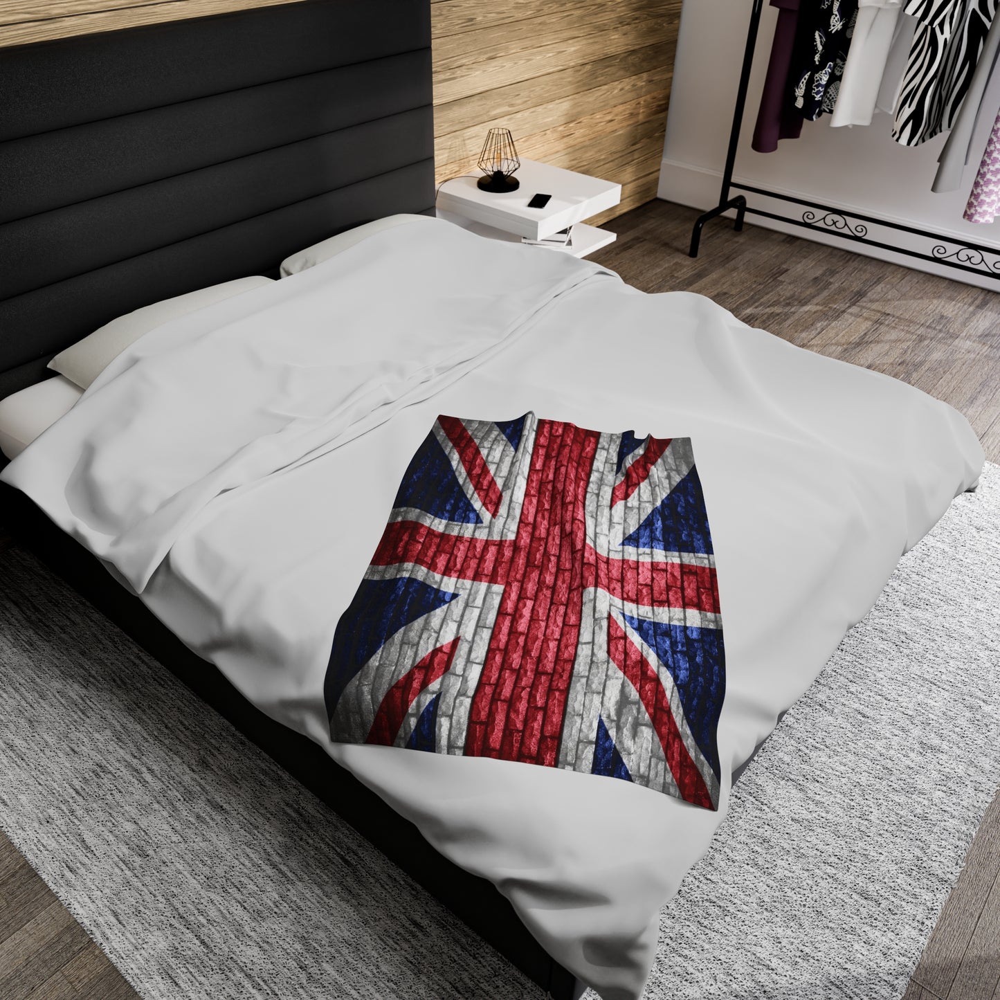 British Velveteen Plush Blanket