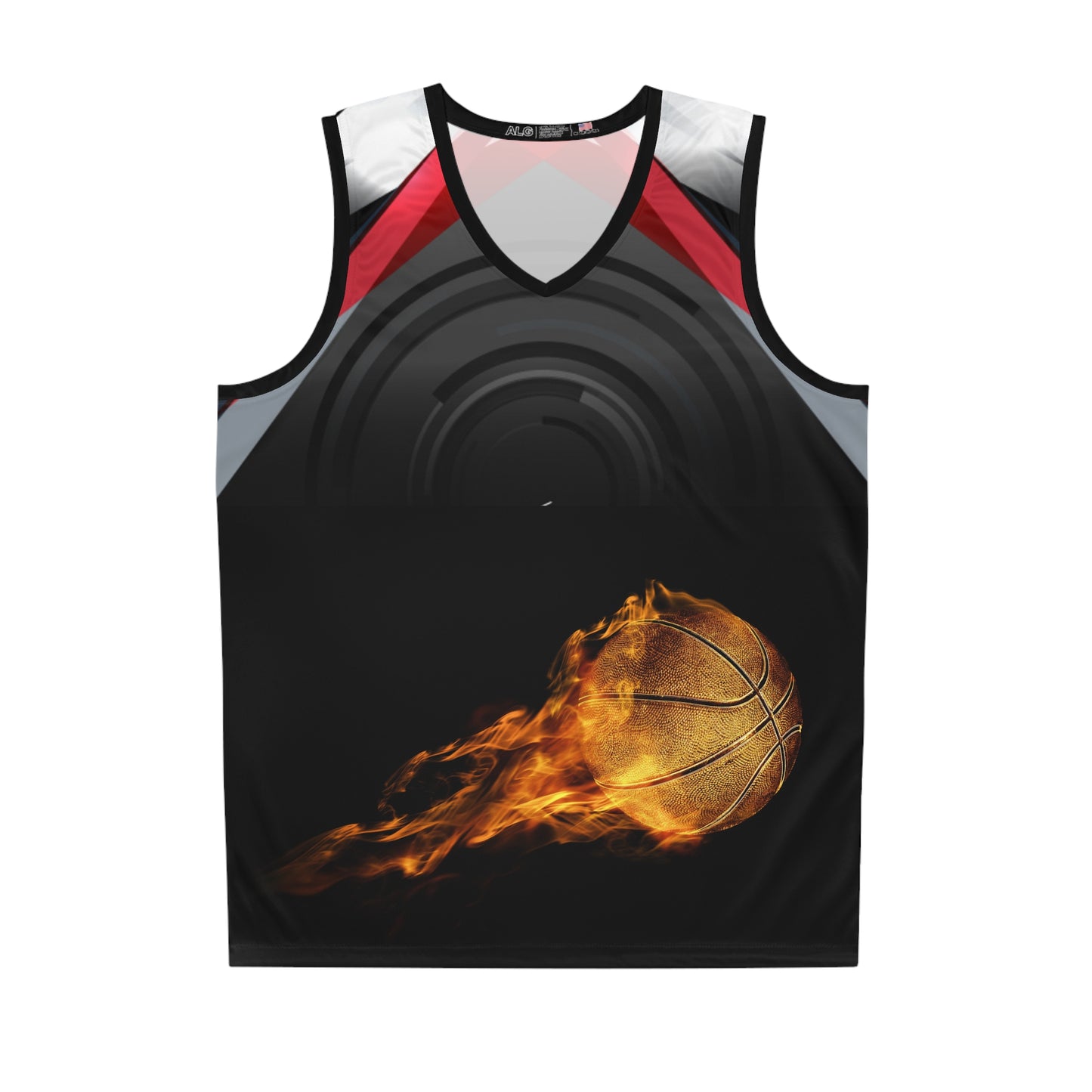 Fire Ball Basketball Jersey (AOP)