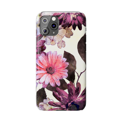 Slim Phone Case Flower print