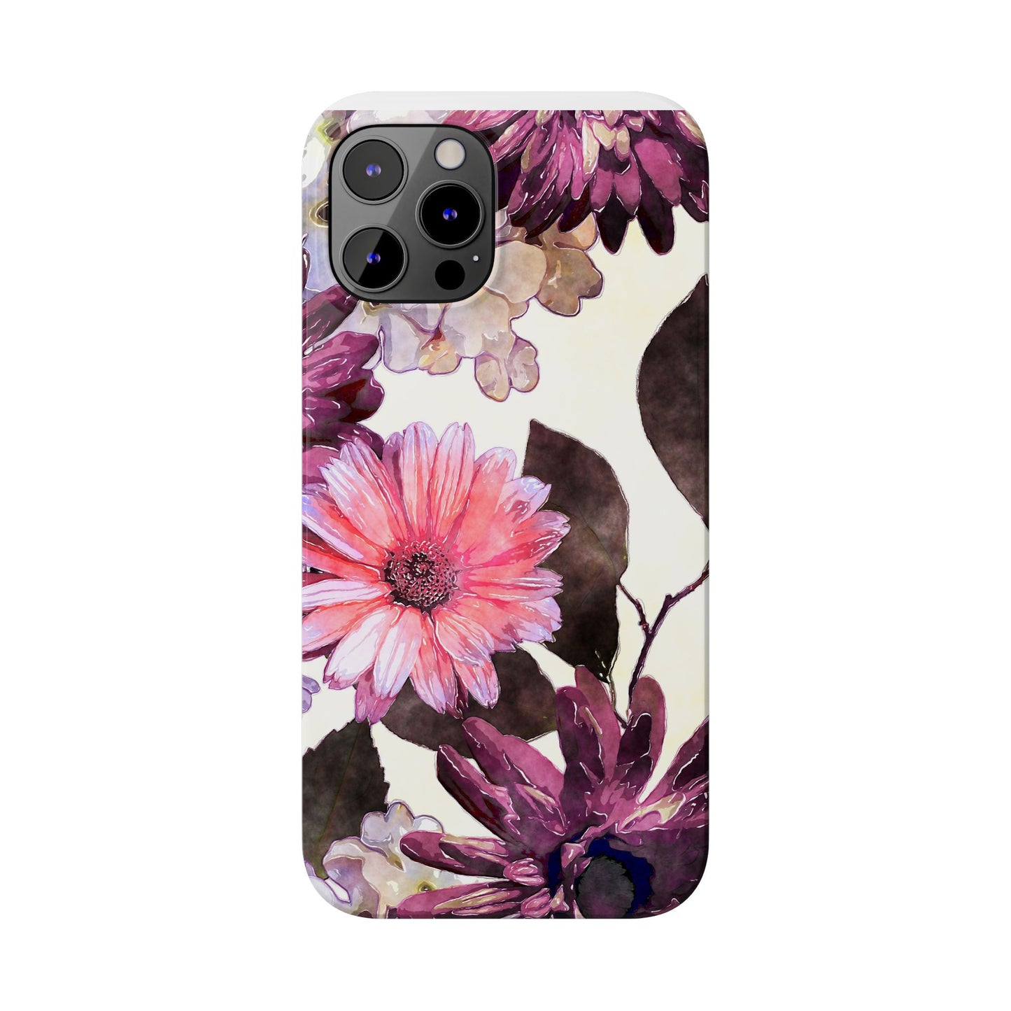 Slim Phone Case Flower print