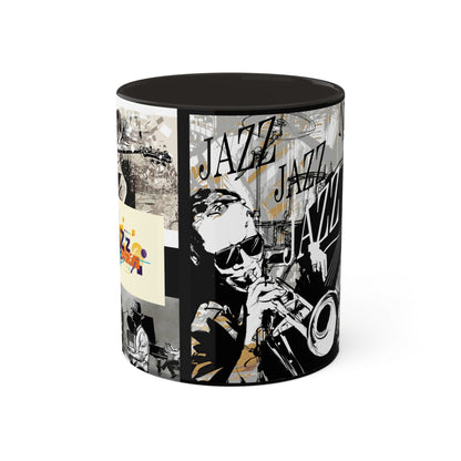 Colorful Jazz coffee Mugs, 11oz