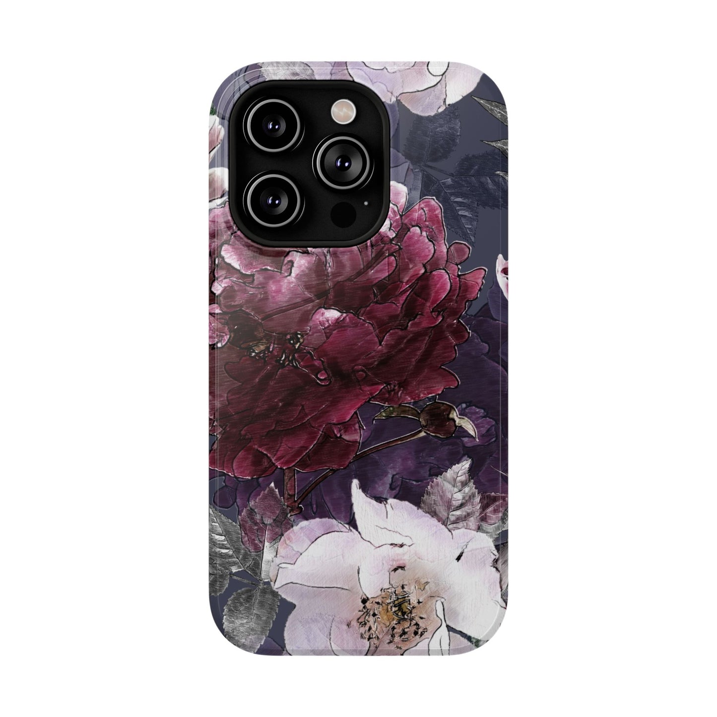 Impact-Resistant Cases Flower Print