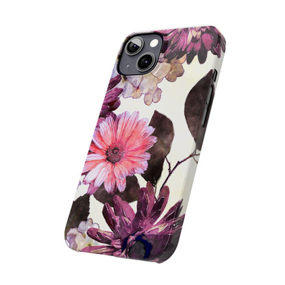 Slim Phone Case Flower print