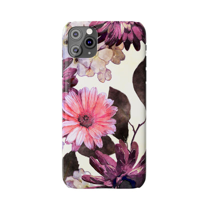 Slim Phone Case Flower print