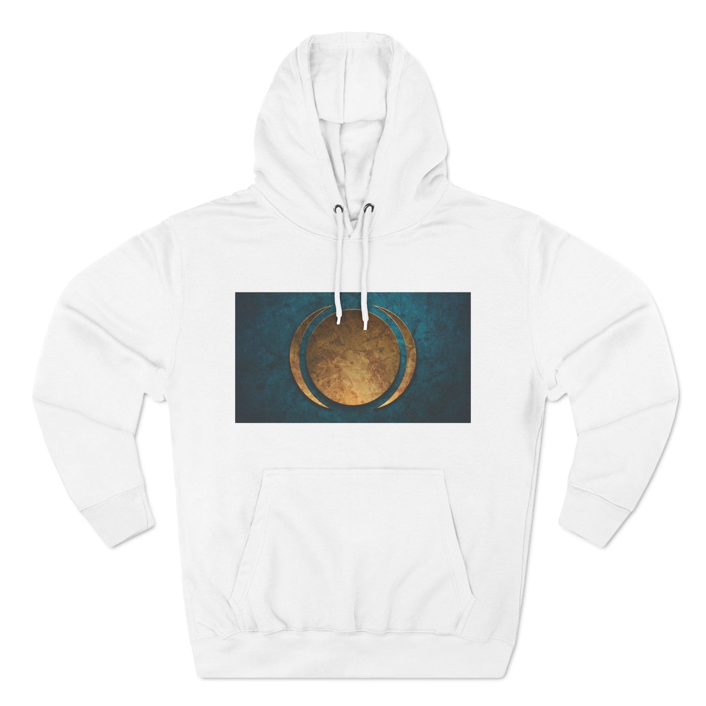 Three-Panel Fleece Hoodie