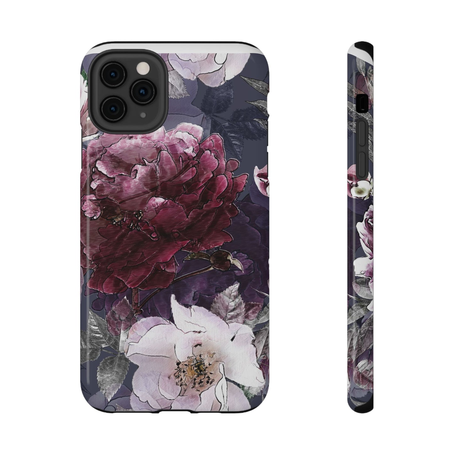 Impact-Resistant Cases Flower Print