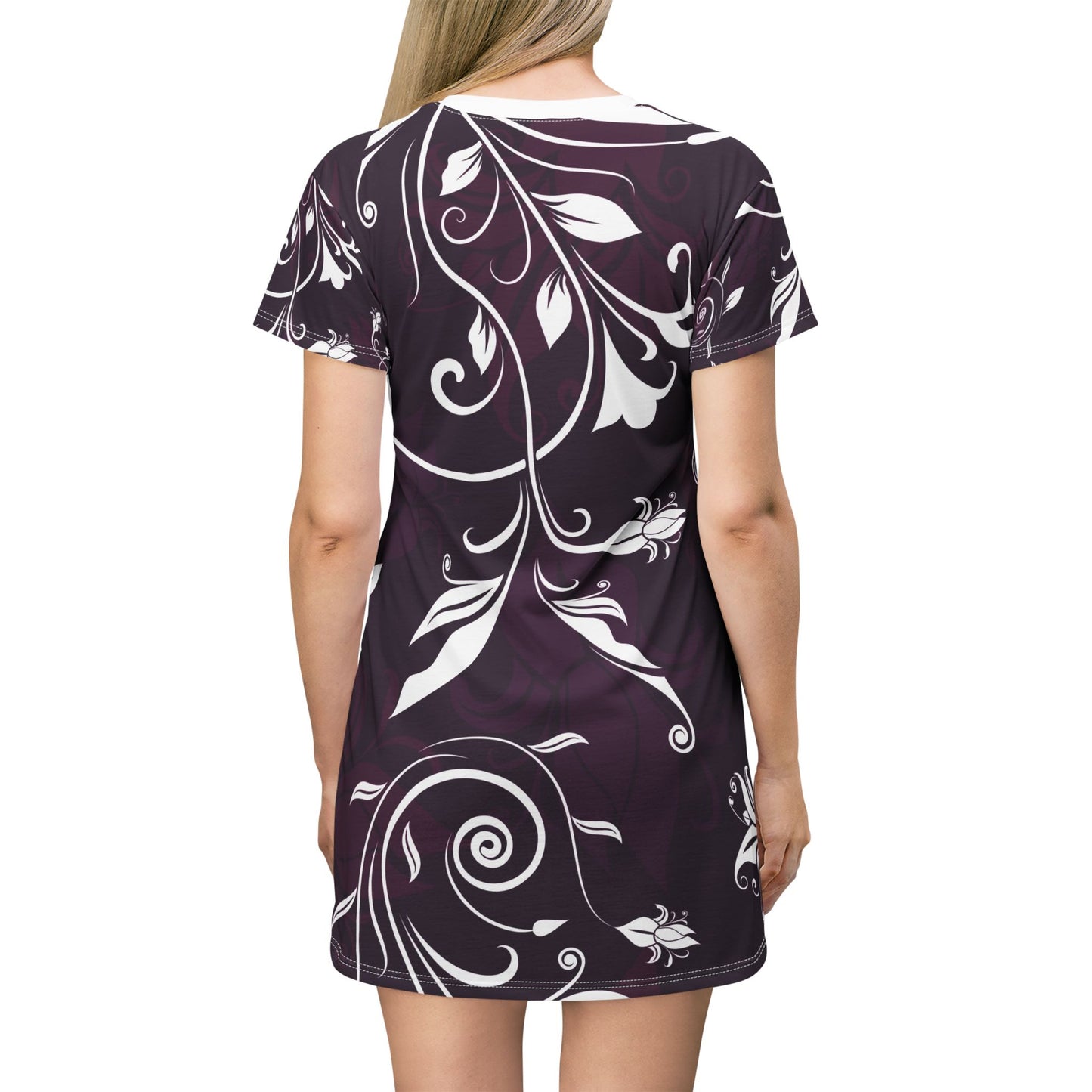 T-Shirt Dress Color Design  (AOP)