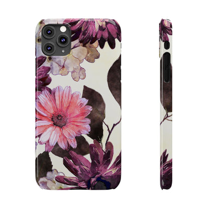 Slim Phone Case Flower print