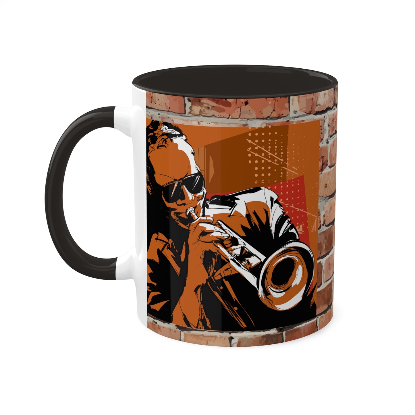 Colorful Jazz coffee Mugs, 11oz