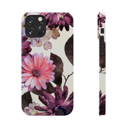 Slim Phone Case Flower print