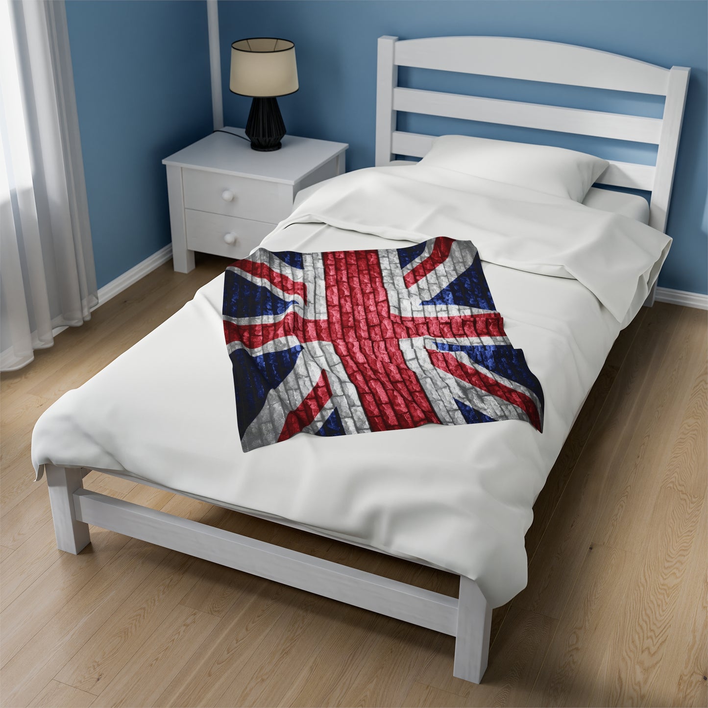 British Velveteen Plush Blanket