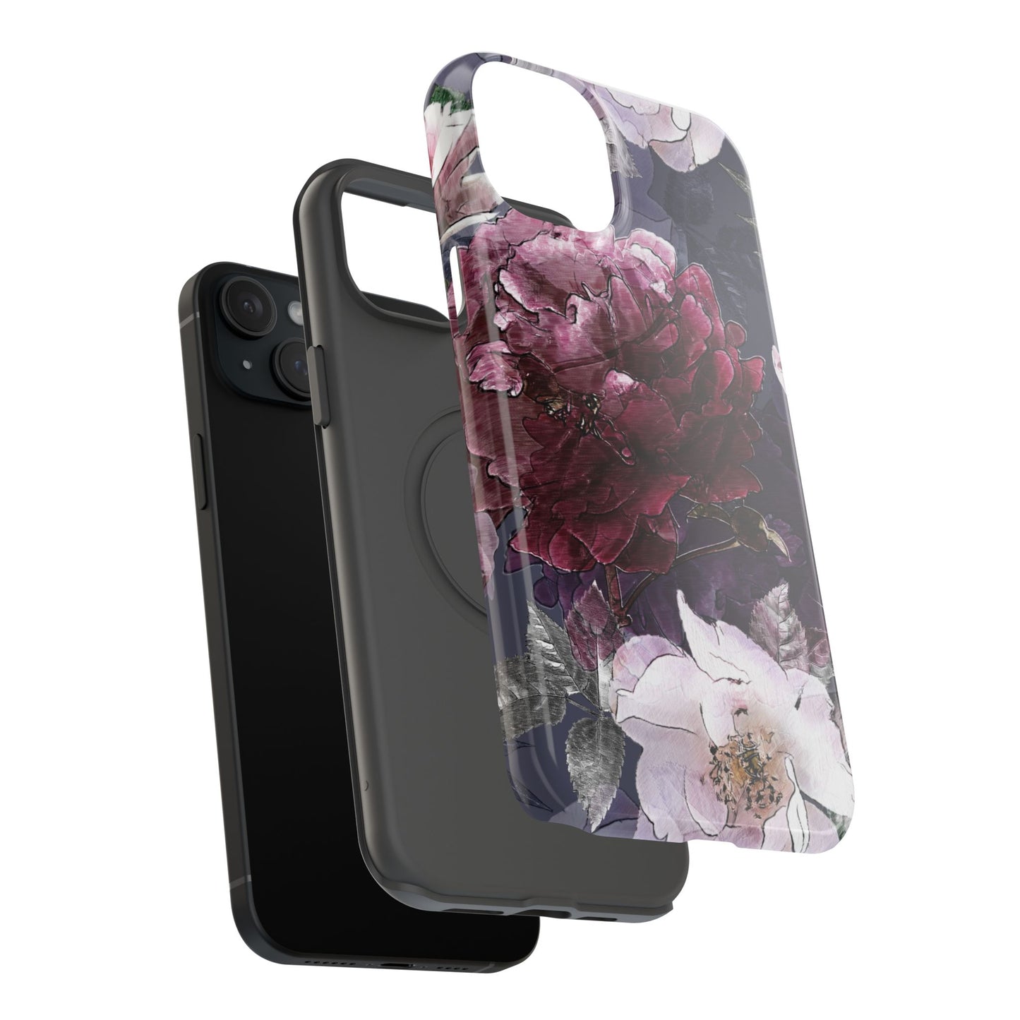 Impact-Resistant Cases Flower Print