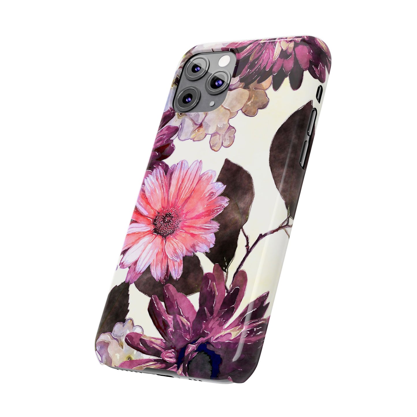 Slim Phone Case Flower print