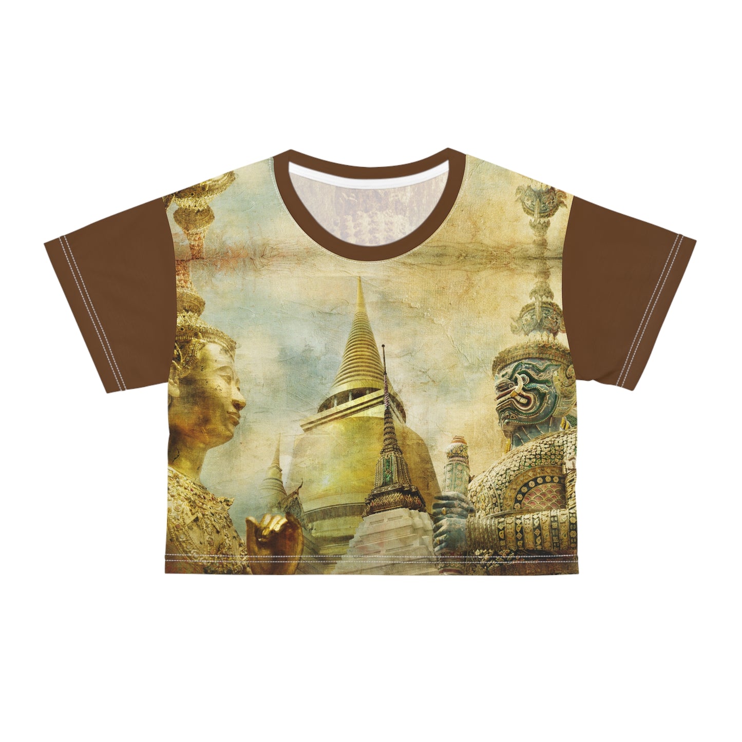 Old Painting Crop T-shirt (AOP)