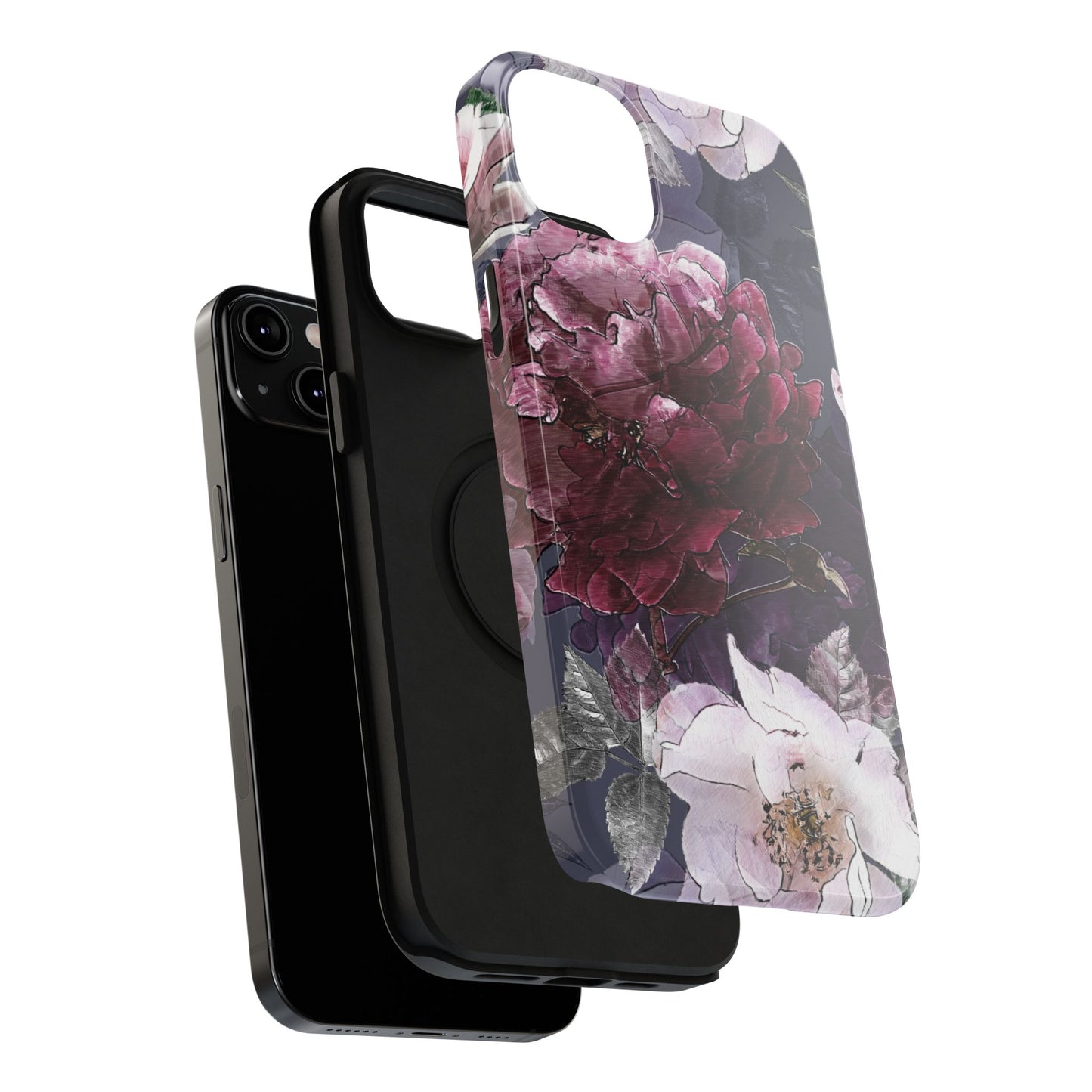 Impact-Resistant Cases Flower Print