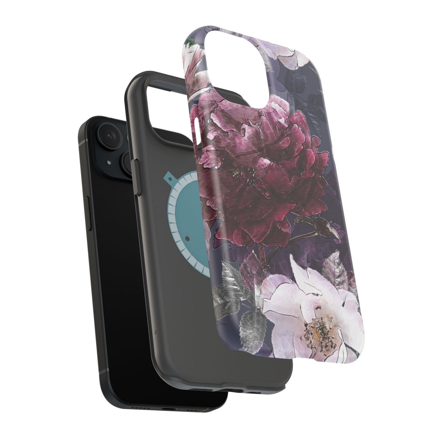 Impact-Resistant Cases Flower Print