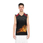 Fire Ball Basketball Jersey (AOP)