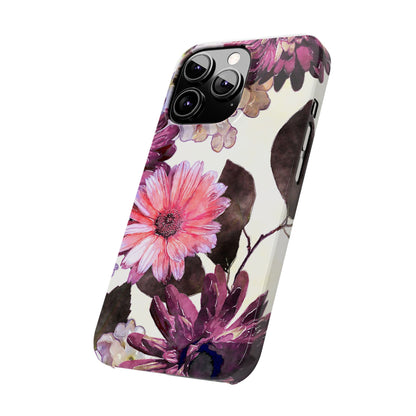 Slim Phone Case Flower print