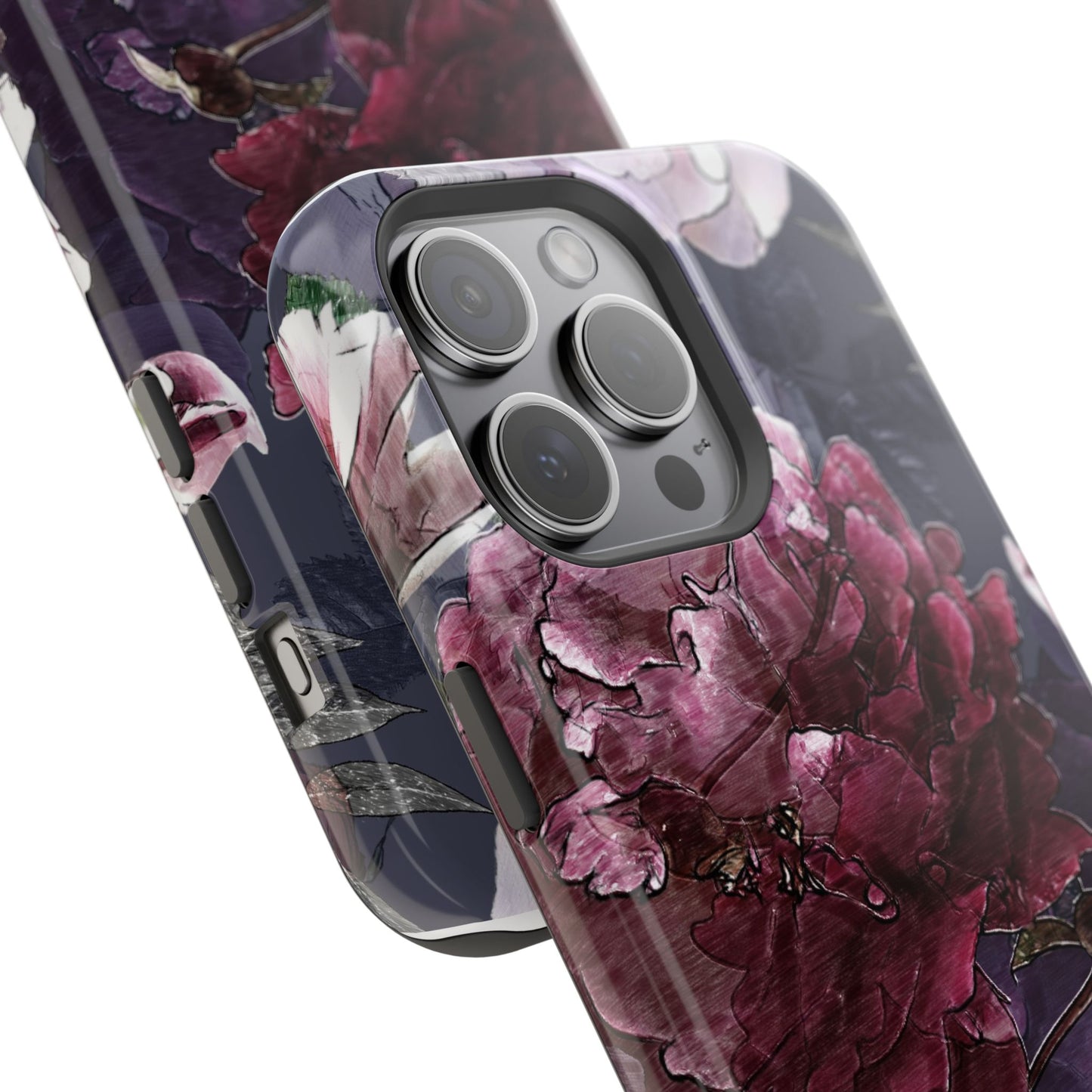 Impact-Resistant Cases Flower Print