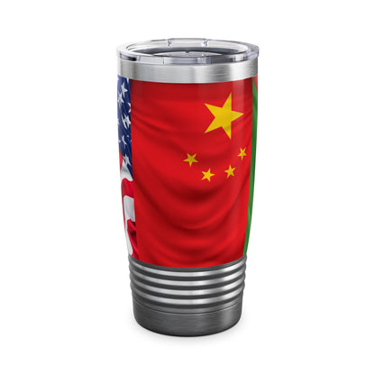 Tumbler, 20oz Ringneck Multi Flag