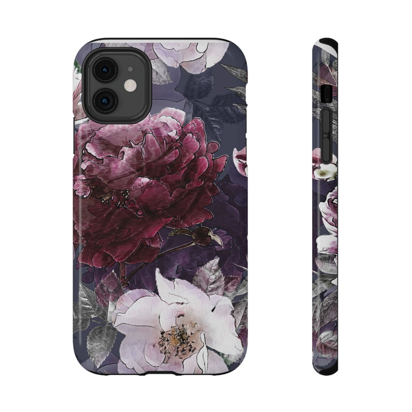 Impact-Resistant Cases Flower Print