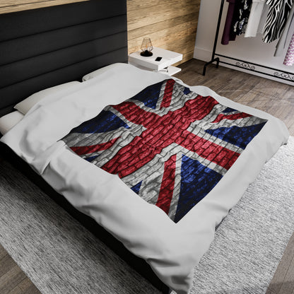 British Velveteen Plush Blanket