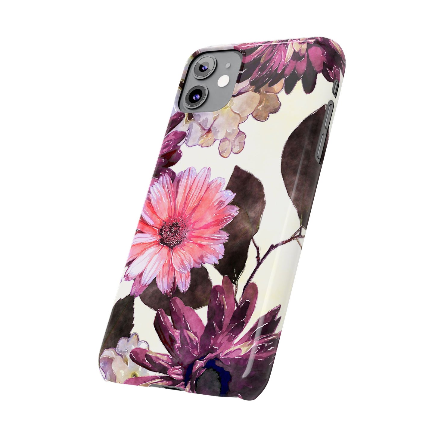 Slim Phone Case Flower print