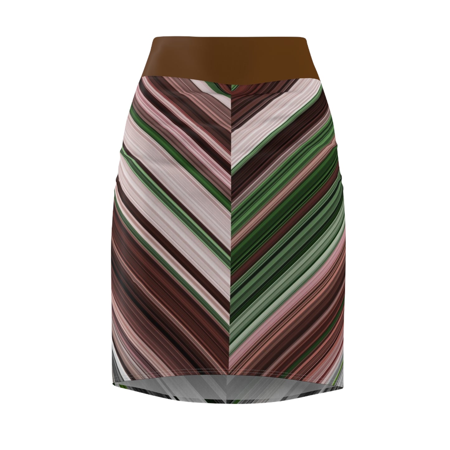 Women's Striped Pencil Skirt (AOP)