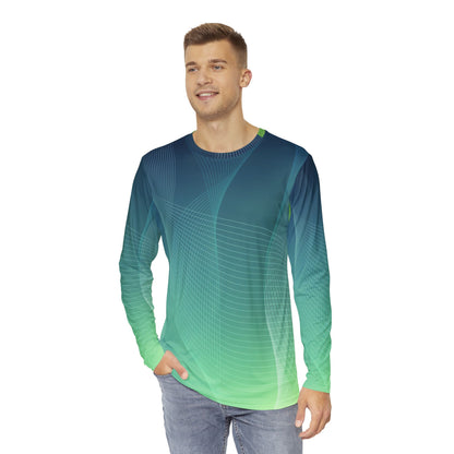 Men's Long Sleeve Color Blend Shirt (AOP)